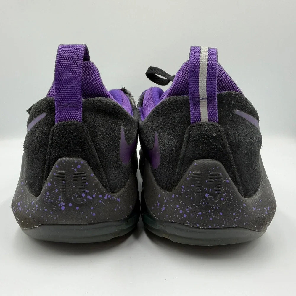Nike PG 1 Score In Bunches Black Court Purple Basketball Shoes 880304-097 7Y